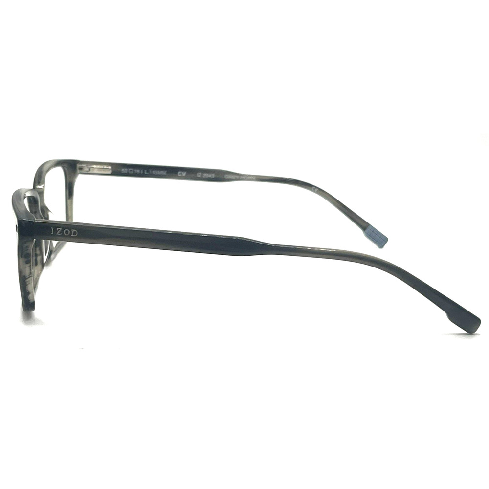 IZOD IZ2043 GREY HORN EYEGLASSES SUNGLASSES FRAMES 53-16-145 - Picture 3 of 3